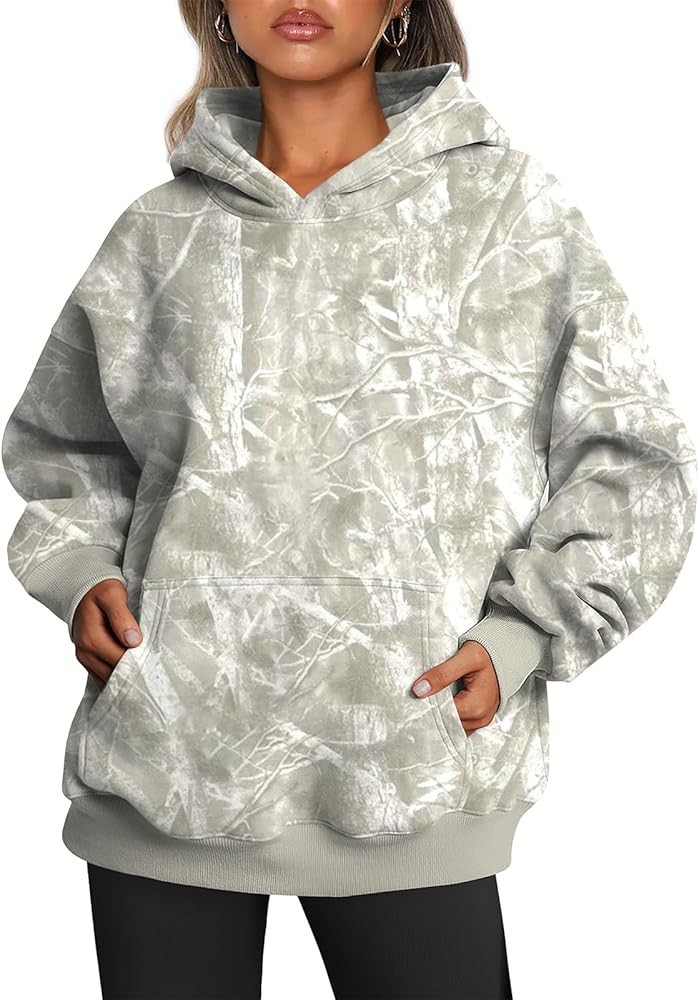 Trendy Queen Womens Oversized Hoodies Fleece Sweatshirts Fall Fashion Pullover Sweaters Winter Cl... | Amazon (US)