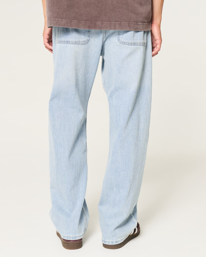 Light Wash Baggy Jeans | Hollister (US)
