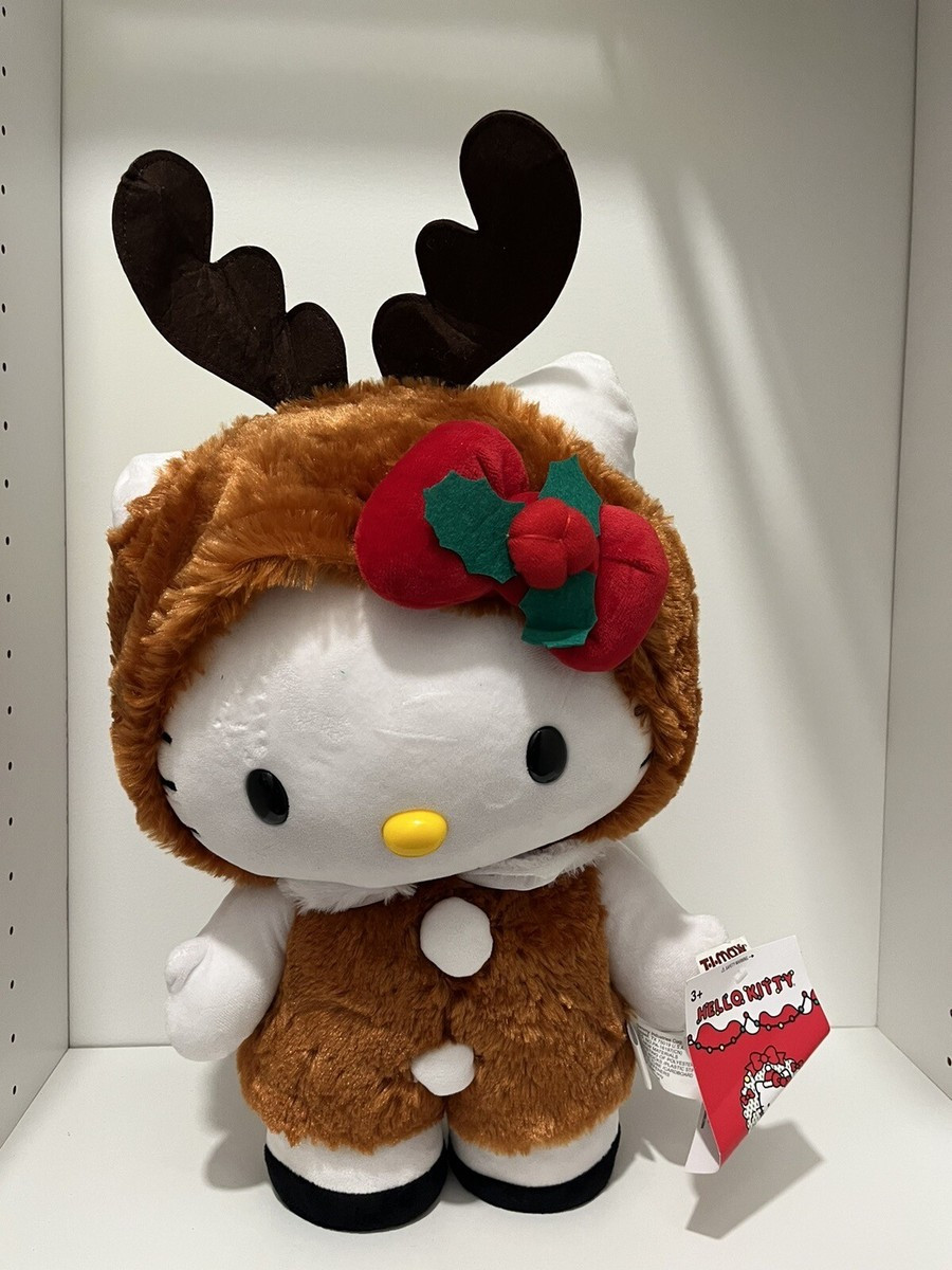 Hello Kitty Reindeer Greeter Holiday Costume approx 20" Tall Christmas Plush | eBay US