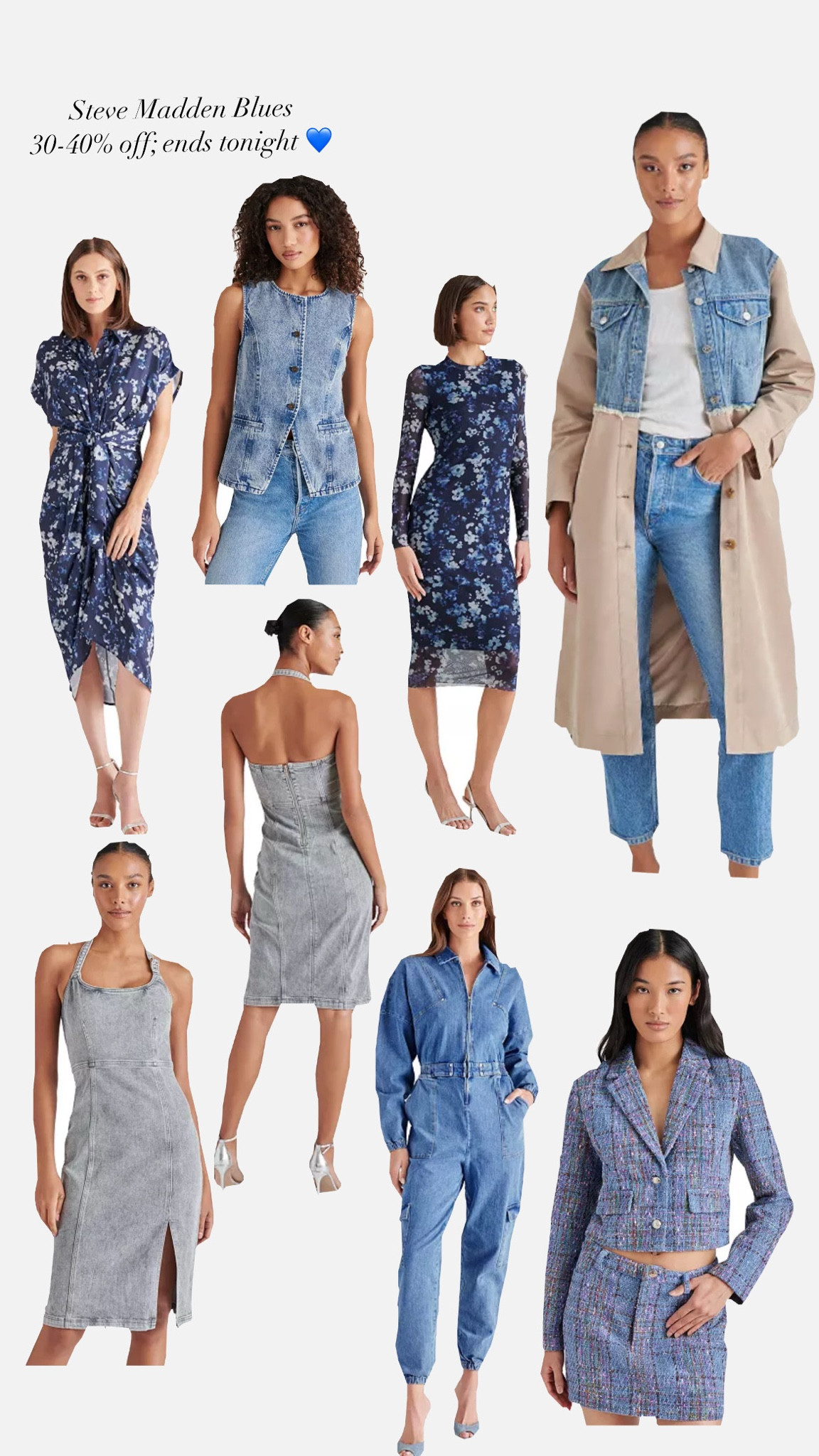 30-40% off Steve Madden favorite blues 💙🩵.

#LTKFindsUnder100 #LTKStyleTip #LTKSaleAlert