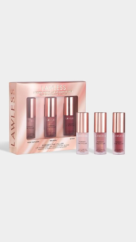 LAWLESS Women's Merry Minis Lip Plumping Trio, Multi, 1 Count | Amazon (US)