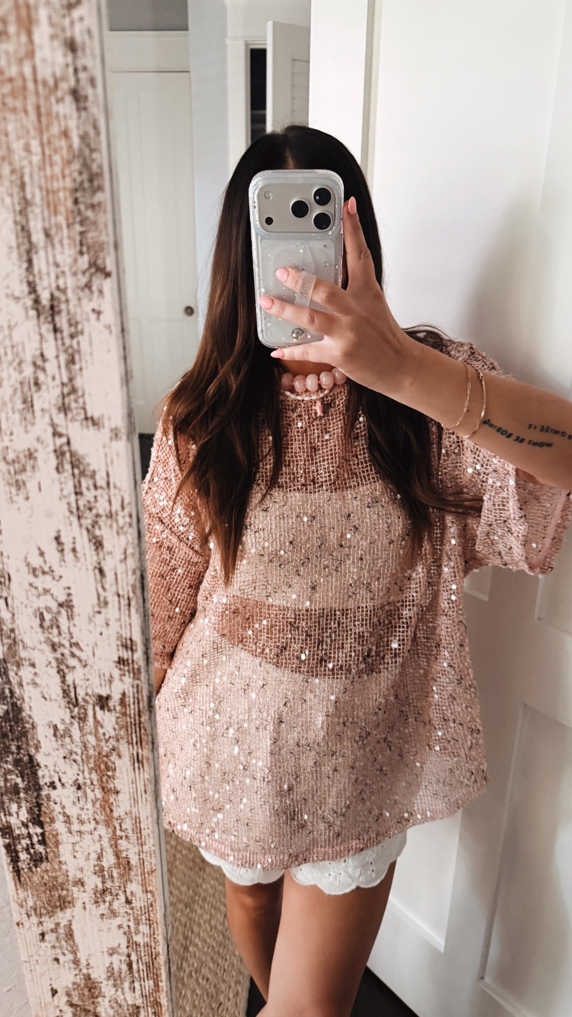 Sequins at the beach 🐚🫧🤍

#LTKootd #LTKgrwm #LTKOver40