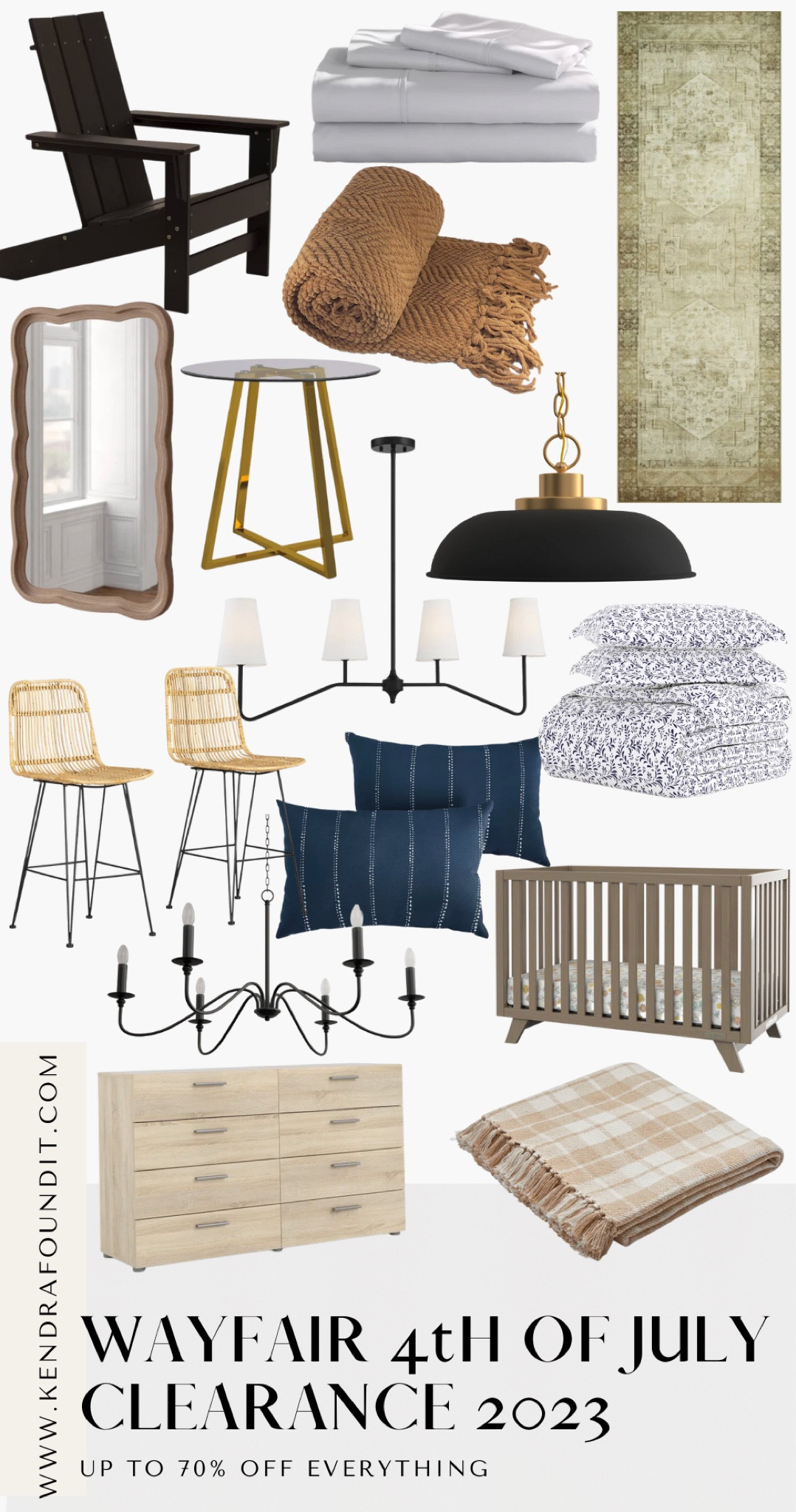 #ad @Wayfair’s 4th of July Clearance is happening now! I’ve rounded up 15 of the best clearance  items to help you save up to 70% off. The clearance  runs from June 28 - July 5, 2023 and it even includes my brand new washable kitchen rug that I’m totally in love with.

Rug info: Magnolia Home By Joanna Gaines X Loloi Banks Machine Washable Natural / Granite Area Rug in the 2'6" x 7'6" size. Note that it’s GREEN. For the life of me, I was not able to get the video to reflect the actual color, but the photos online are accurate. 

#wayfair #noplacelikeit #wayfairathome #kitchenrunner #kitchenrug #rug #loloi #loloirug #kitcheninspo #saleblogger #salealert #wayfairfinds #transitionaldecor #moderntraditional #homedecor #wayfairfinds #salealert #decoratingonabudget #kitchen

Vintage kitchen runner. Loloi x Joanna Gaines. Loloi washable rug. Wayfair sale finds. Wayfair finds. Affordable home decor.  Kitchen rug. Outdoor pillows. Patio furniture. Adirondack chairs.  Magnolia Home by Joanna Gaines x Loloi. Kitchen island pendant. Dining room lighting.

#LTKhome #LTKsalealert #LTKunder50