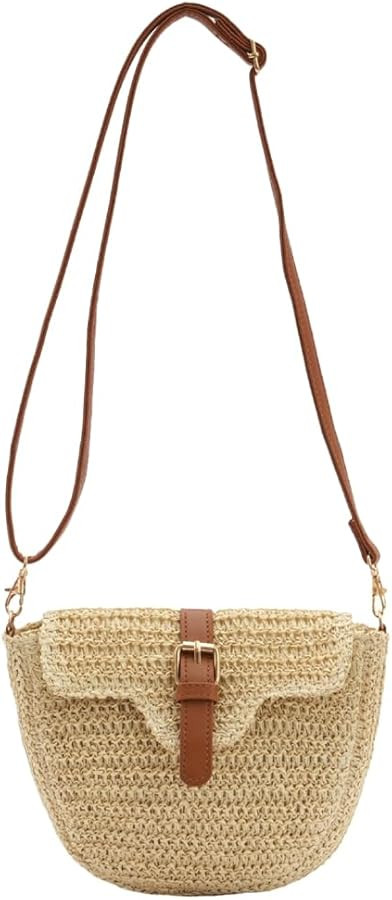 Women's Summer Straw Tote Bag Crossbody Woven Handbag Hobo Shoulder Bag Natural Chic Purse 2025 | Amazon (US)