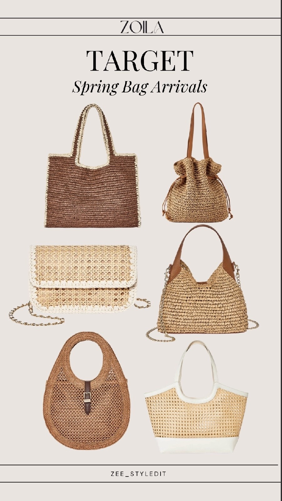 Target Spring bag arrivals! 

#LTKootd #LTKgrwm #LTKSeasonal