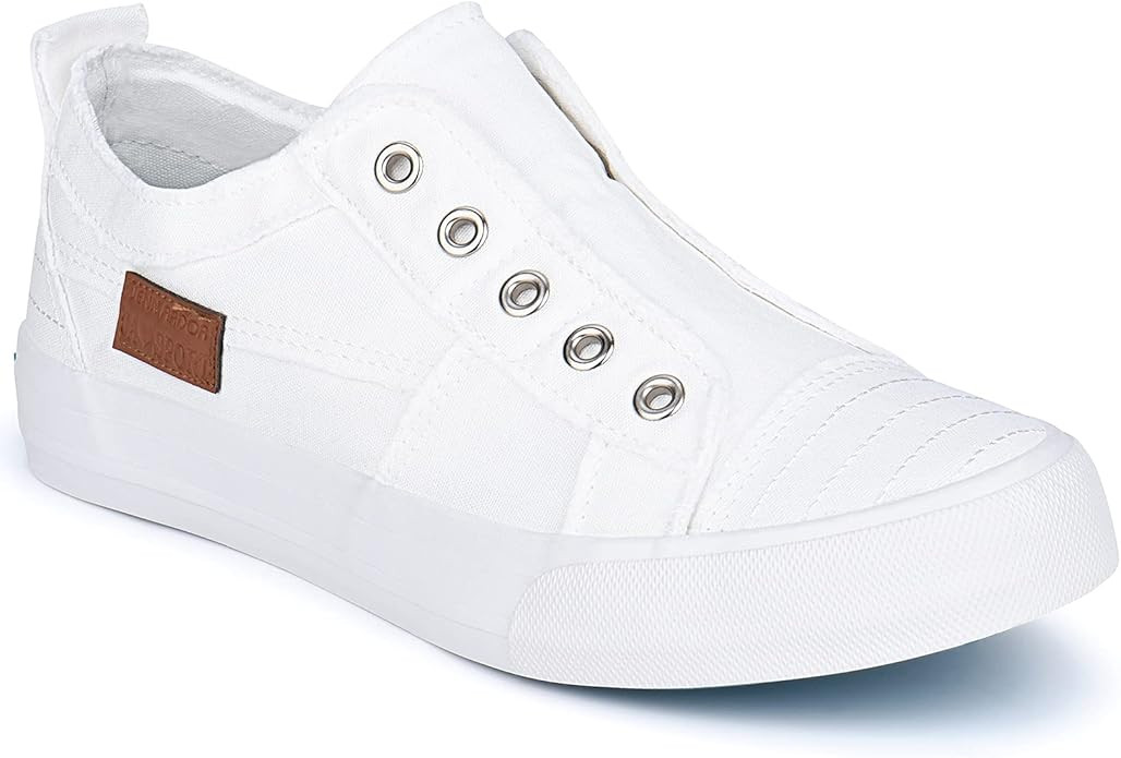 JENN ARDOR Women’s Fashion Sneakers for Women Canvas Sneakers Unlaced Slip-on Casual Shoes Wome... | Amazon (US)