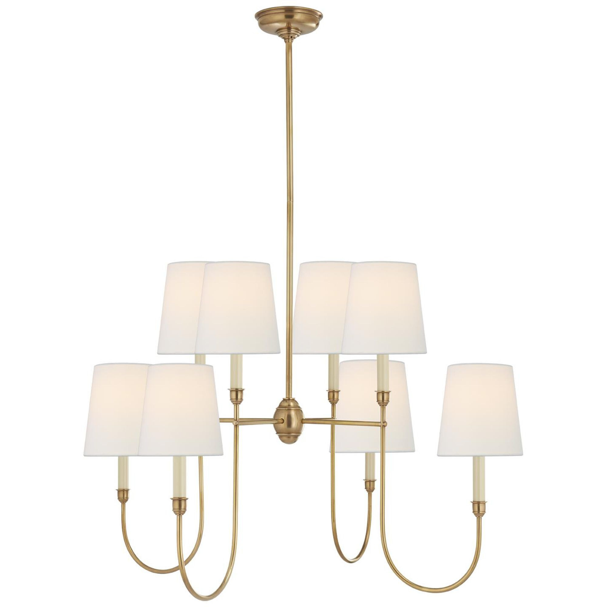 Thomas O'Brien Vendome 36 Inch 8 Light Chandelier by Visual Comfort Signature Collection | 1800 Lighting