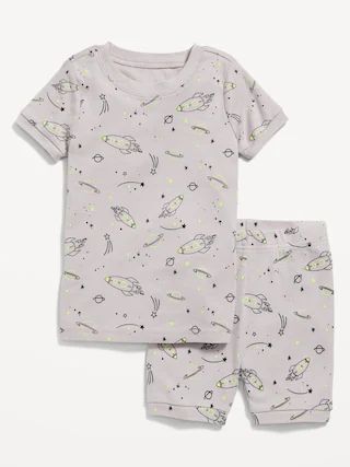 Snug-Fit Graphic Pajama Shorts Set for Toddler & Baby | Old Navy (US)