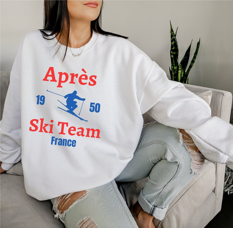 Apres Ski Team Sweatshirt | Etsy (US)