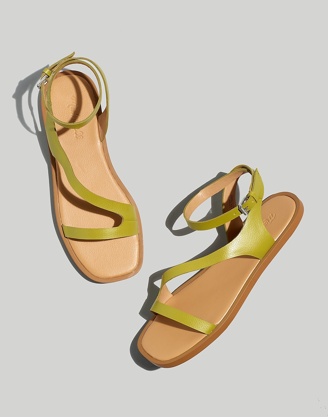 The Mabel Asymmetric-Strap Sandal | Madewell