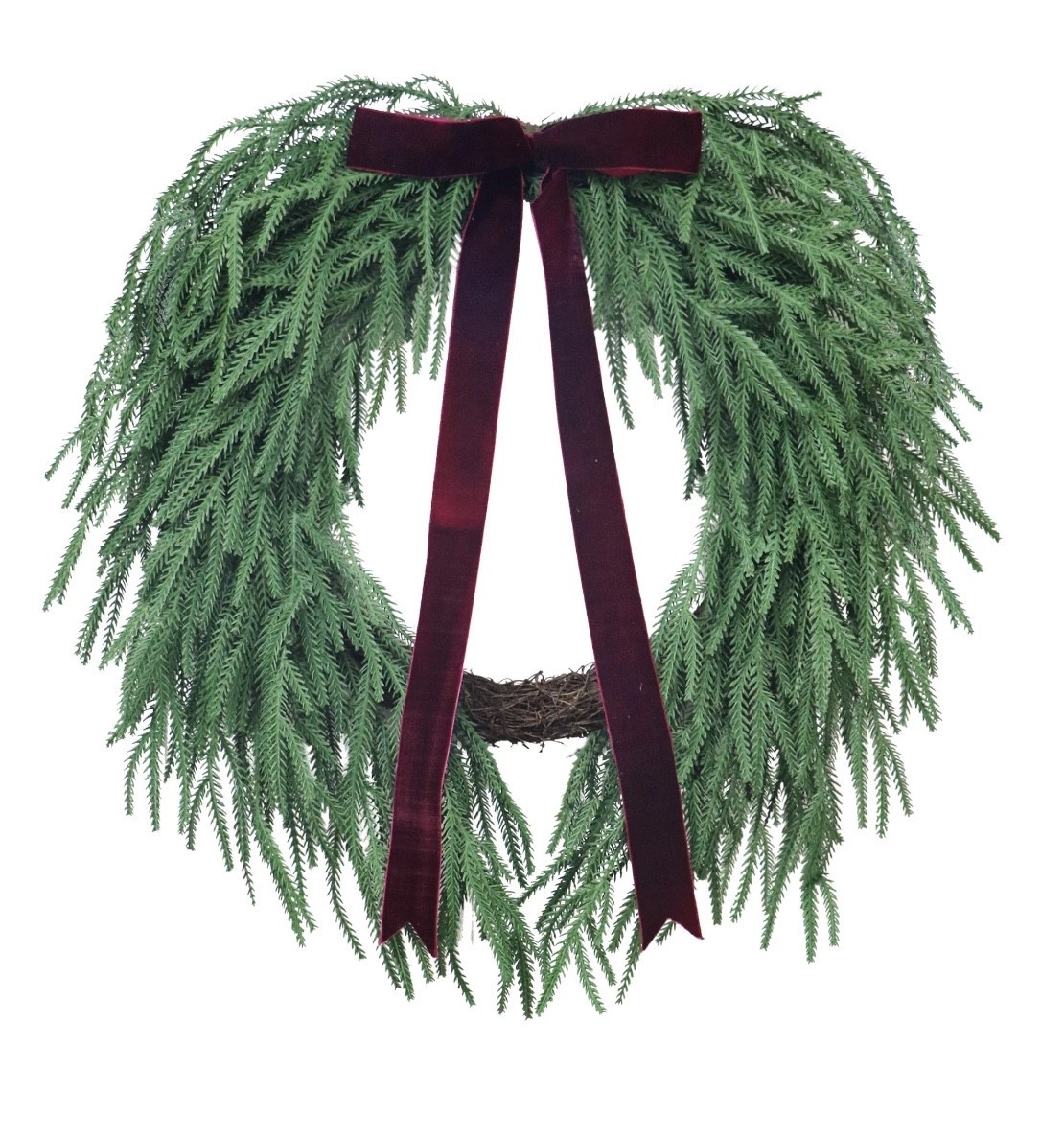 Evergreen Natural Feel Norfolk Artificial Christmas Wreath, Green, 22" 

#LTKSeasonal #LTKHome #LTKFindsUnder50