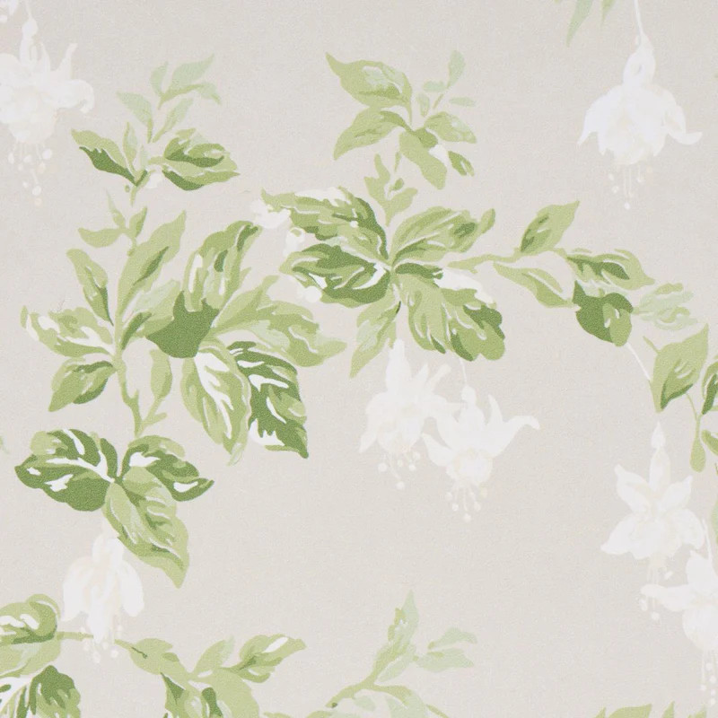 Schumacher Garden Gate Soft Neutral Wallpaper | DecoratorsBest