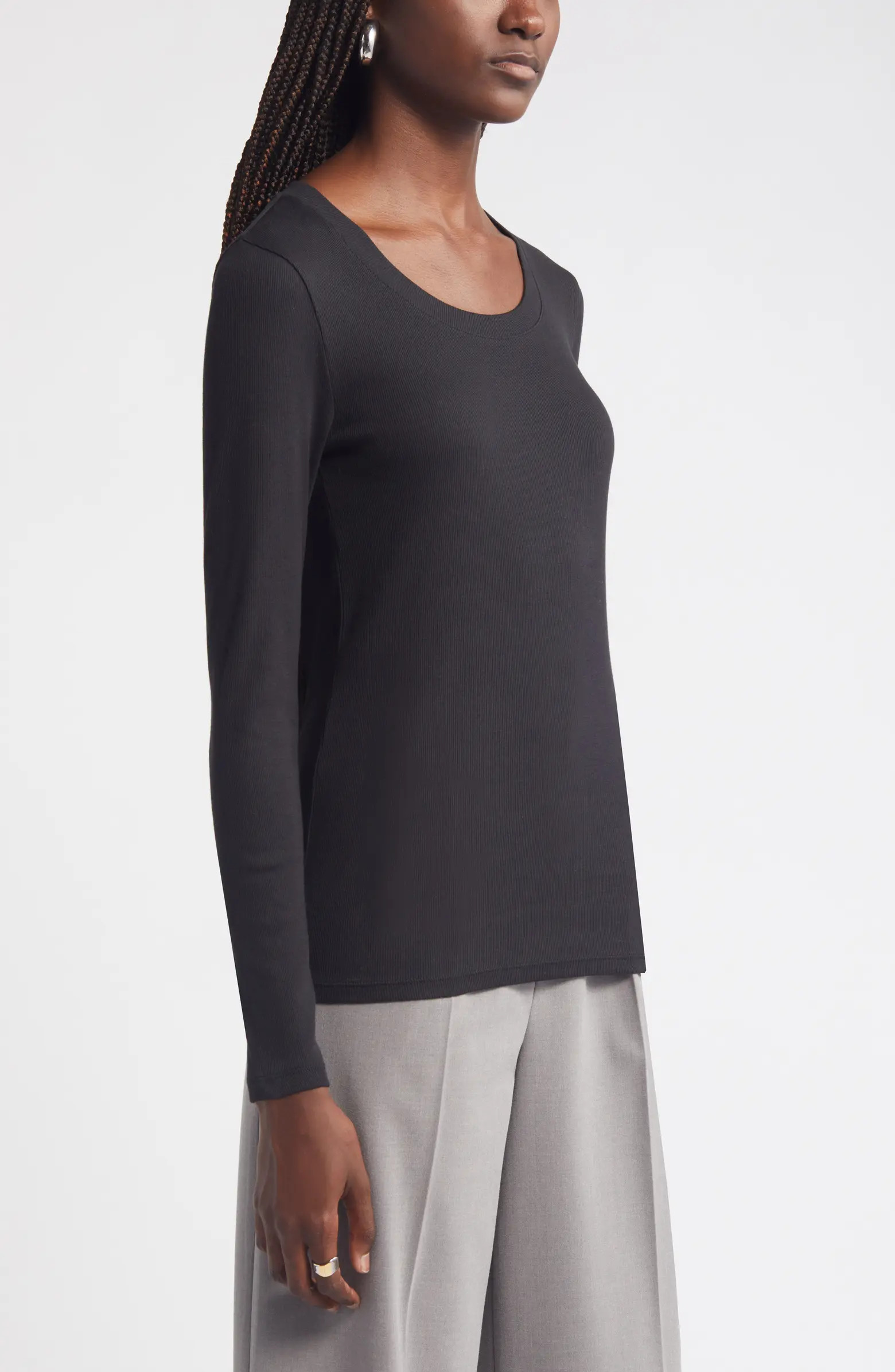Stretch Pima Cotton Long Sleeve T-Shirt | Nordstrom