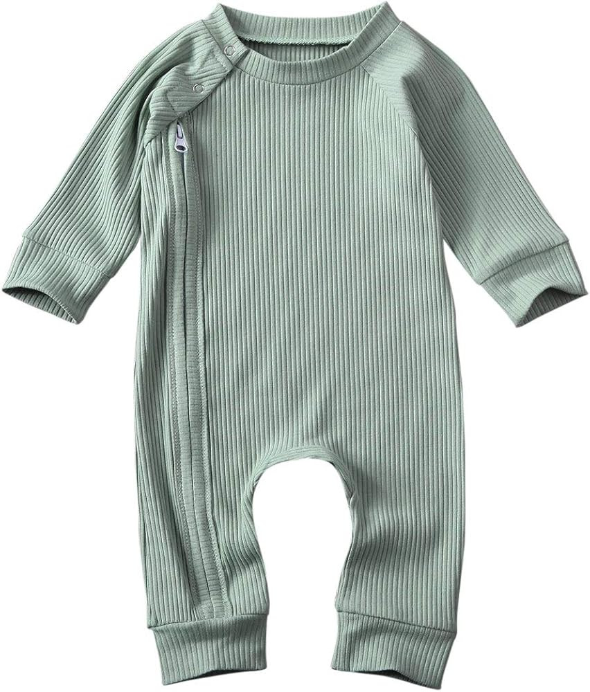 Unisex Baby Clothes One Piece Outfit, Baby Girl Boy Long Sleeve Jumpsuit One Piece Romper Bodysui... | Amazon (US)