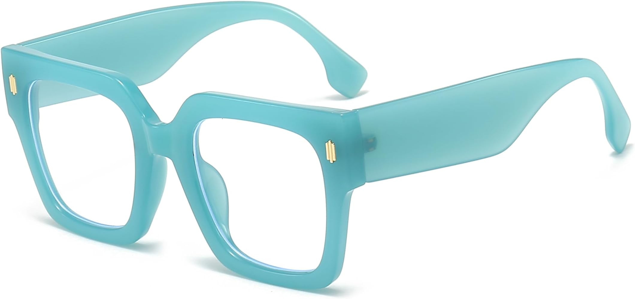 Breaksun Fashion Oversized Blue Light Blocking Glasses for Women Men Trendy Big Square Frame Comp... | Amazon (US)