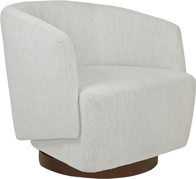 MINCETA Accent Chair,Modern Swivel Chairs for Living Room and Bedroom Reading with Wood Base,Perf... | Amazon (US)