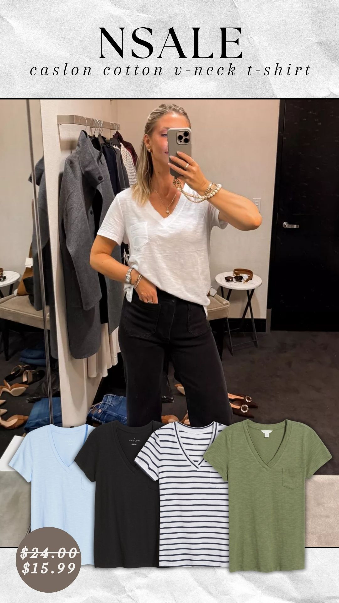 Caslon Cotton V-neck T-Shirts on sale during the NSALE!! Last day to shop these deals is 08/03!!

sale alert, watchnow, casual outfit, basic top, finds under 50, new arrivals, fall fashion, Amanda west, almost ready blog 

 

#LTKStyleTip #LTKFindsUnder50 #LTKSeasonal