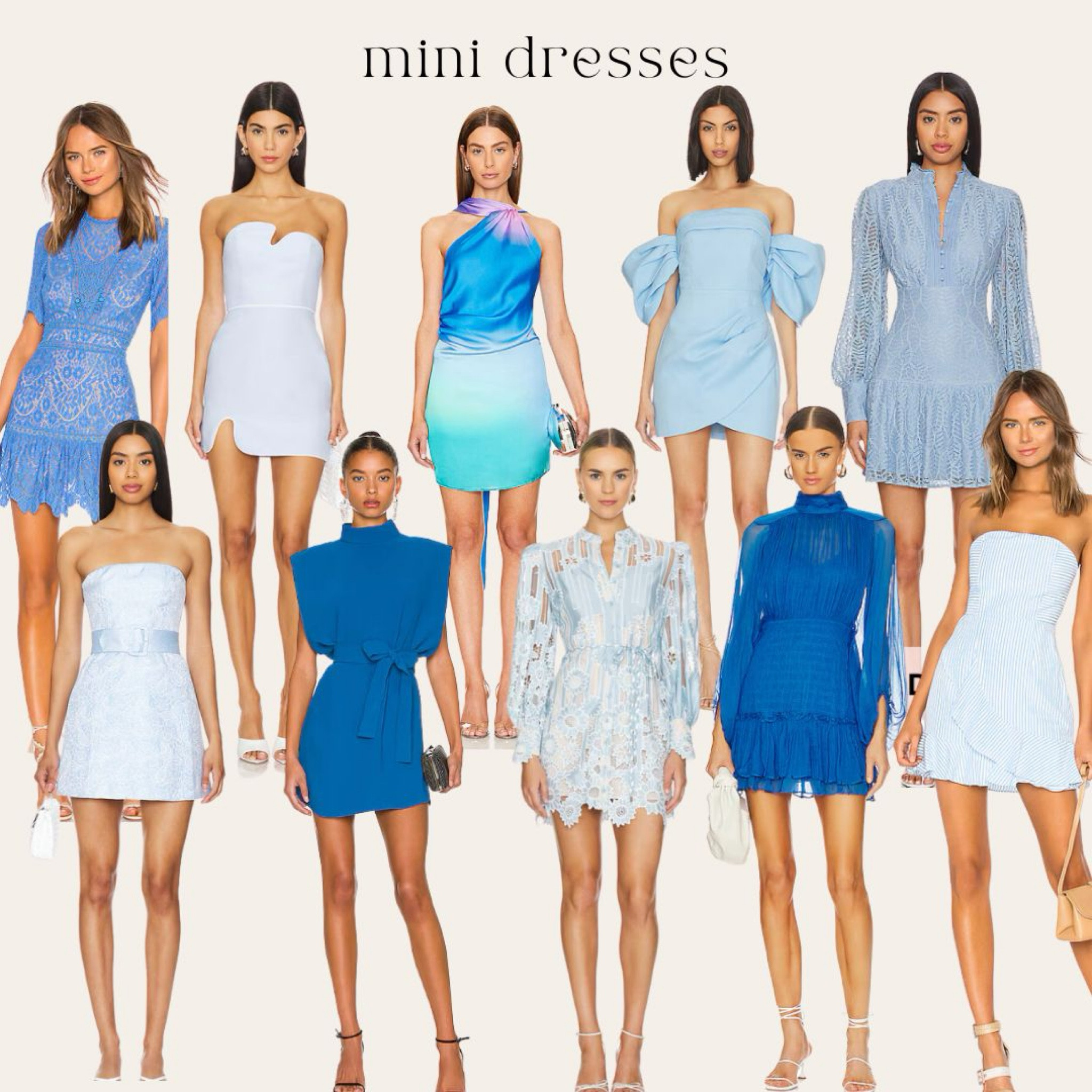 MINI DRESSES! #revolve