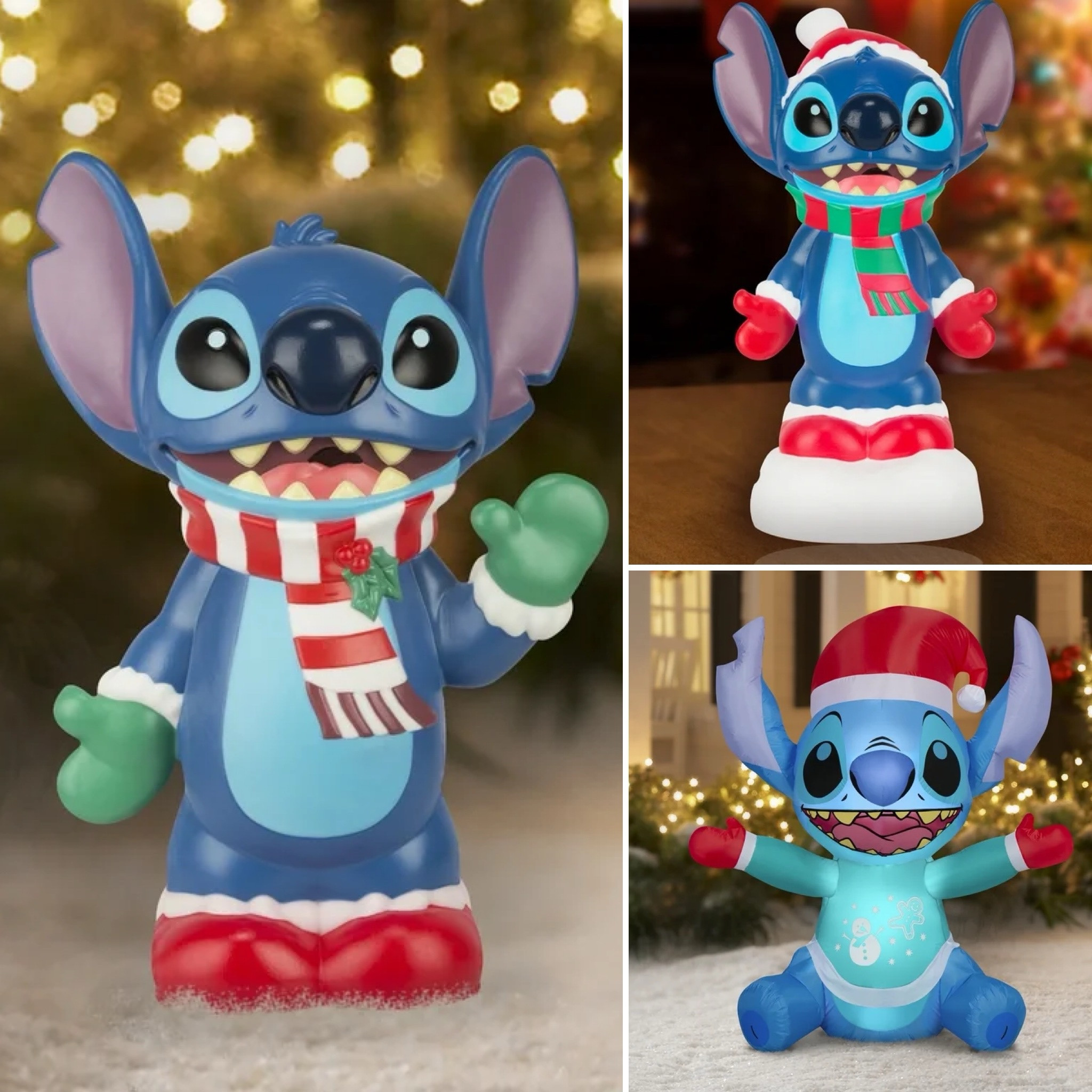 Disney Christmas Stitch inflatable and Blowmolds available at Walmart 

#LTKFindsUnder50 #LTKSeasonal #LTKFamily
