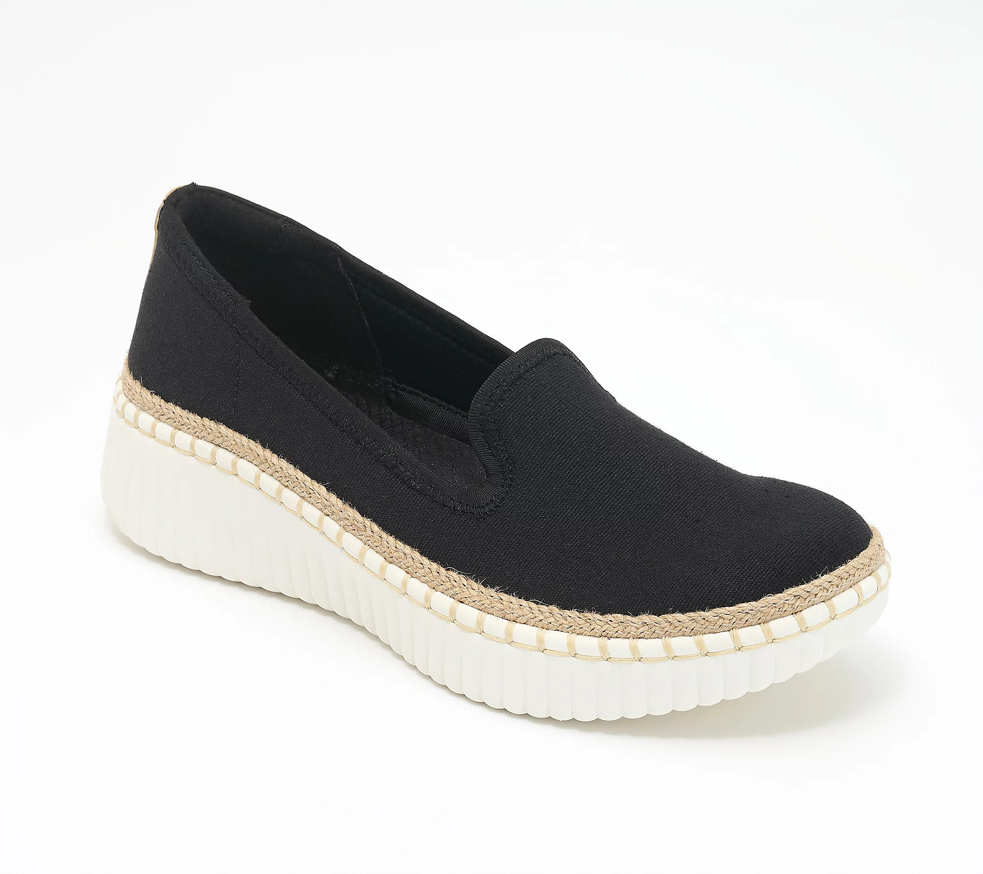 Skechers Wilshire Blvd Canvas A-Line Slip Ons | QVC