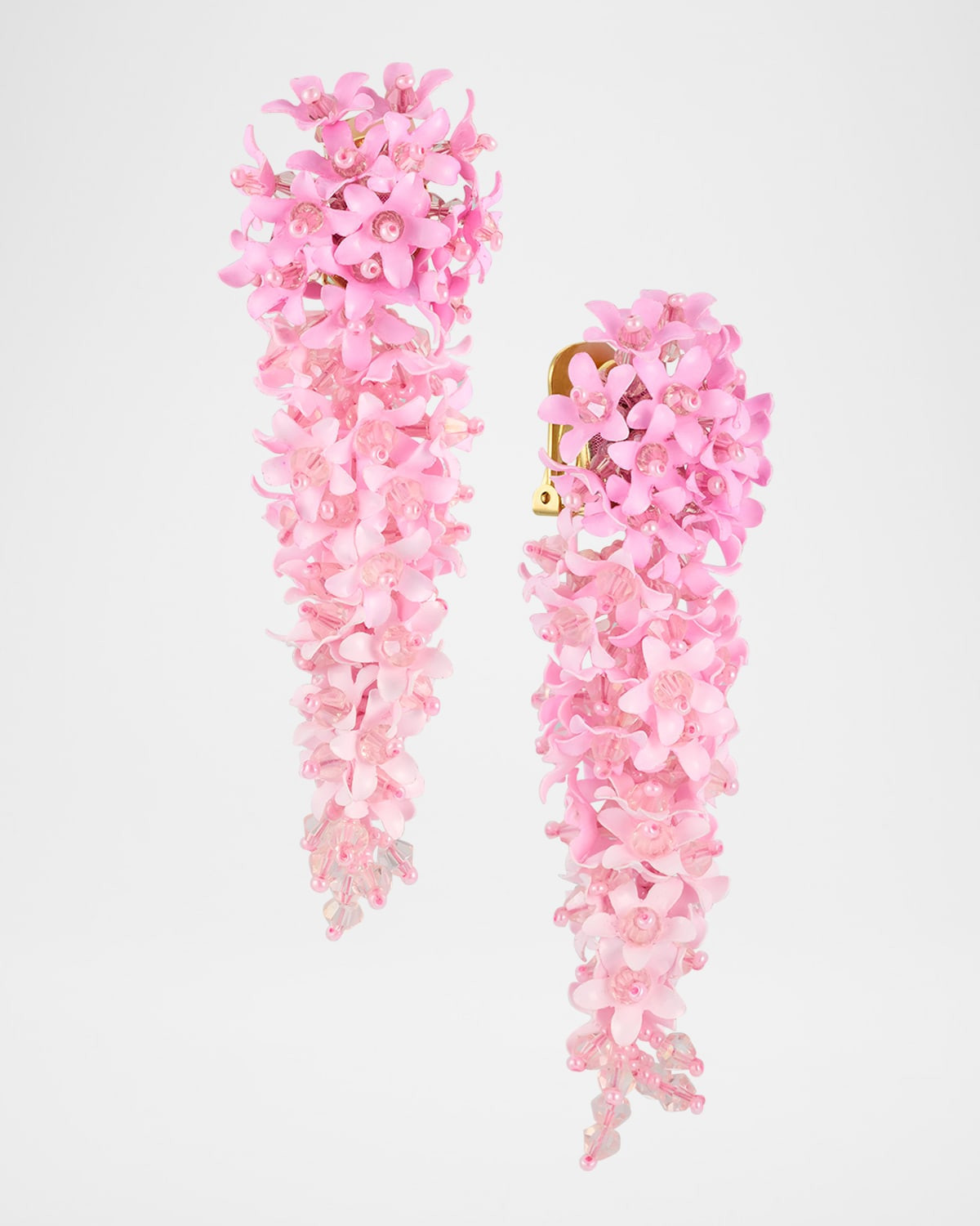 Crawling Flower Cascade Earrings | Neiman Marcus