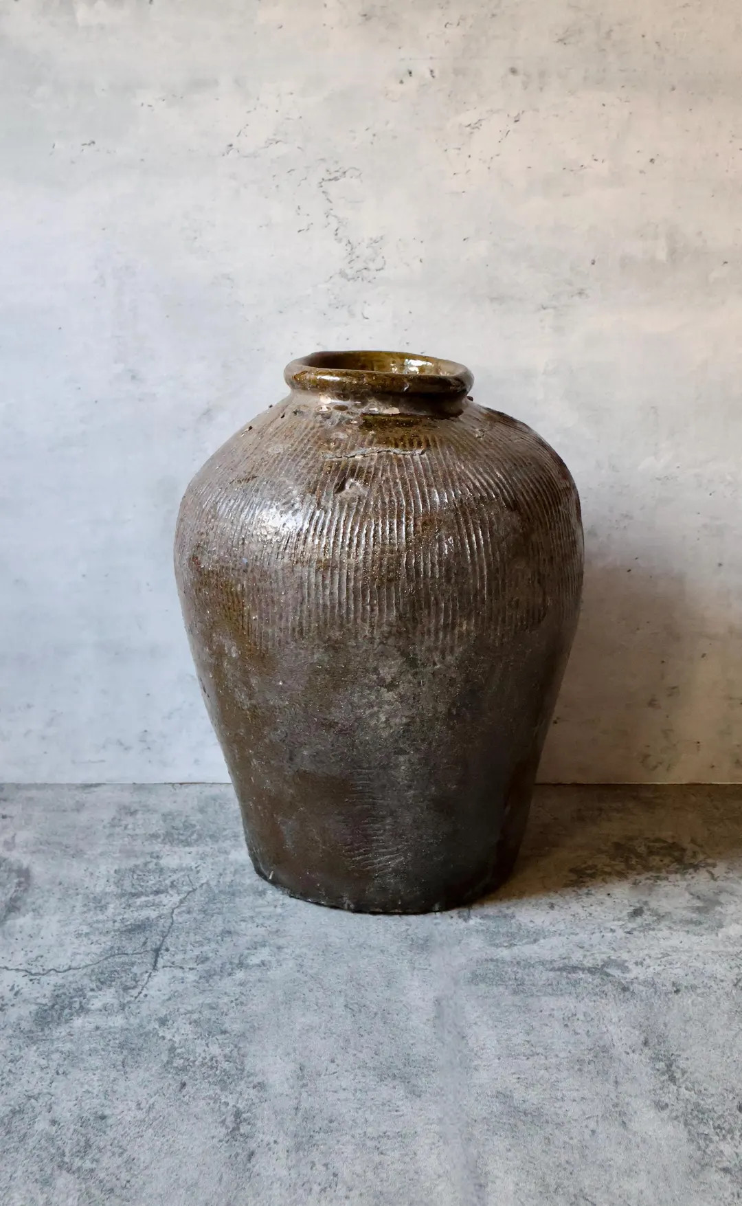 Vintage Chinese Mijiu Rice Wine Jar,  Clay Vase,  Rustic Vessel, Wabi Sabi, Primitive Decor | Etsy (US)