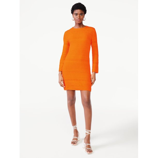 Scoop Women's Crochet Dress | Walmart (US)