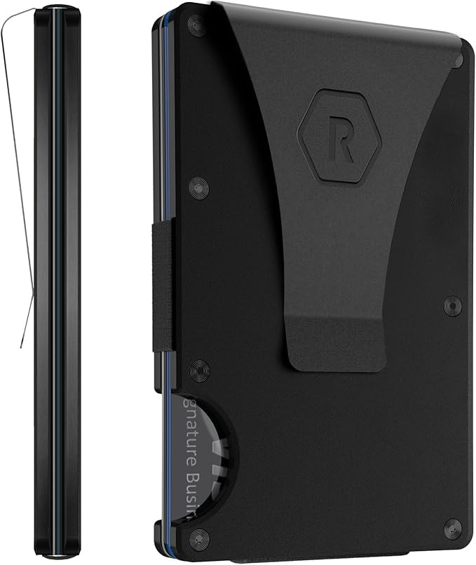 Ridge Wallet for Men - Slim Minimalist Compact Wallet and Card Holder, RFID Protected Front Pocke... | Amazon (US)