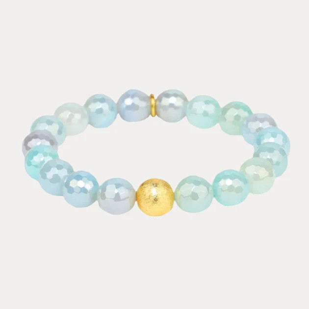 Mélange Beaded Bracelet - Foam | BuDhaGirl
