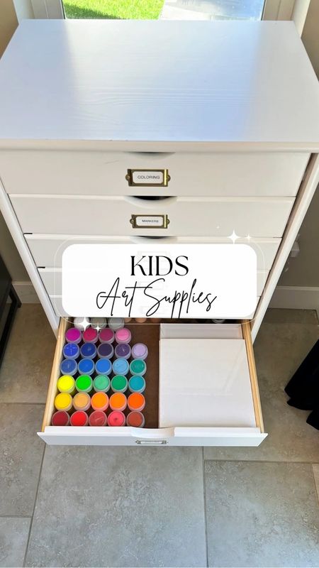 I’ve organized my kids art supplies many different ways throughout the years and this is my favorite so far. It holds craft supplies, art supplies, craft kits, beating supplies and anything else you could think of. It’s been a huge organizing in our house

#organization #kidsorganization #artsupplies #kids

#LTKHome #LTKFamily #LTKKids