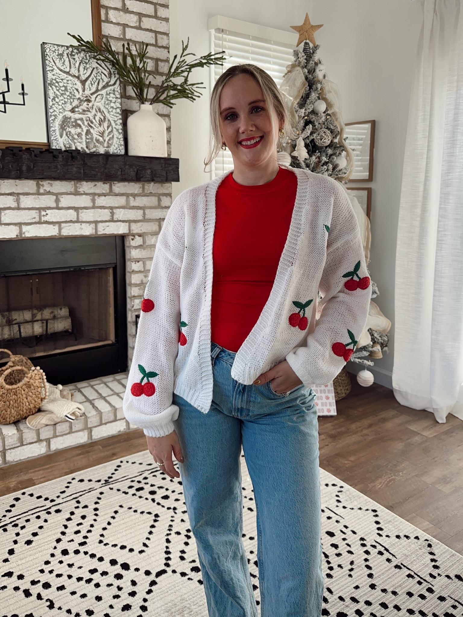 For my 🍒 loving girlies! Wearing a size small 

#LTKSeasonal #LTKStyleTip #LTKFindsUnder50