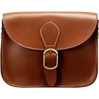 Crossbody Saddle Vegan Leather Bag Small Retro Satchel For Women Vintage Simple Handbag Faux Leat... | Amazon (US)