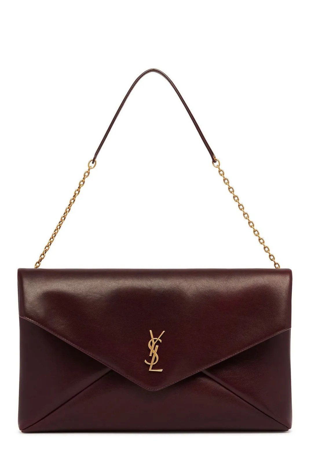 Saint Laurent Cassandre XXL Foldover Top Pouch | Cettire Global