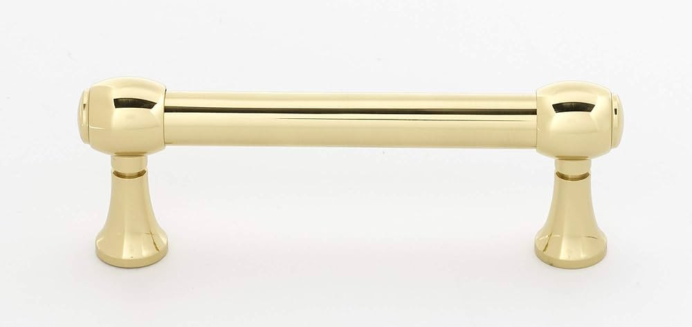 Alno A980-3-PB/NL Alno A980-3 Royale 3 Inch Center to Center Handle Cabinet Pull | Amazon (US)