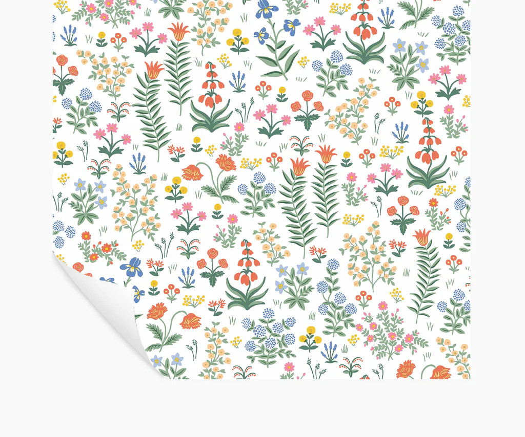 Menagerie Garden Peel & Stick Wallpaper - Rose Multi | Rifle Paper Co.