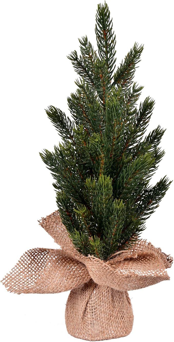 Vickerman 15" Balsam Fir Sapling Artificial Christmas Tree, Unlit, 2 Pack - Faux Fir Christmas Tr... | Amazon (US)