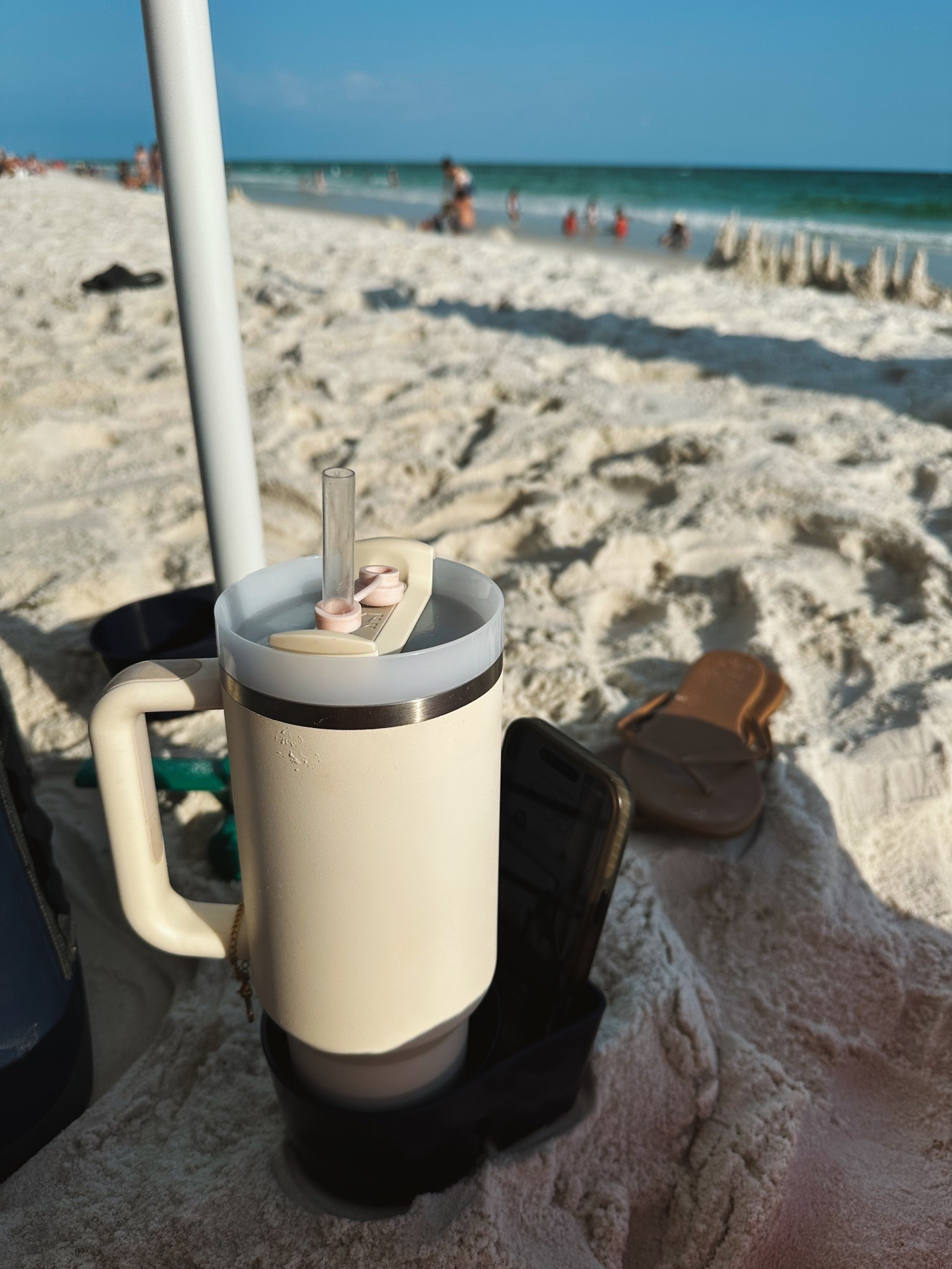 Beach cup holder- summer beach trip 

#LTKSwim #LTKSeasonal #LTKTravel