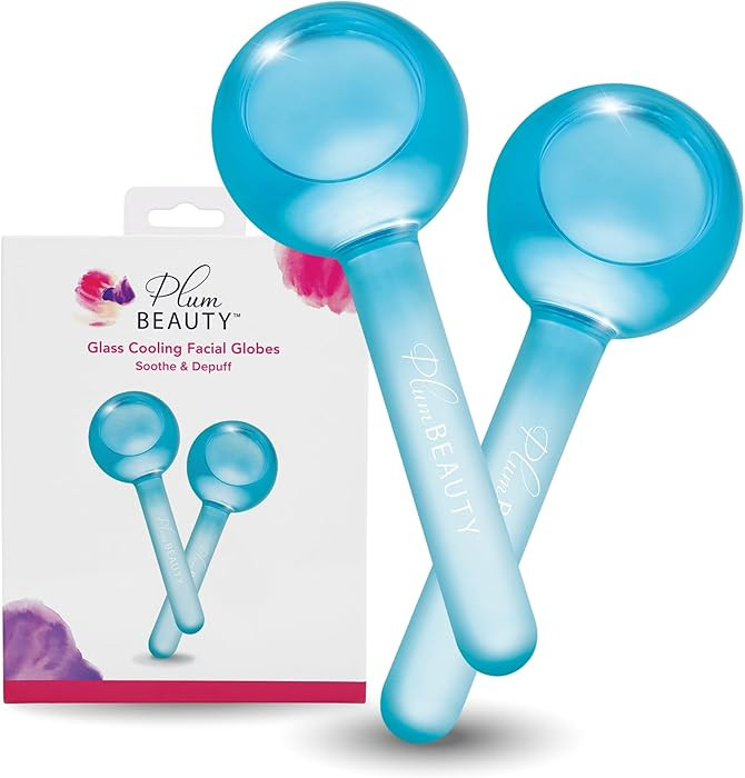 Plum Beauty Facial Ice Globes - Cooling Massage Tools for Refreshing Skincare Routine, Enhances S... | Amazon (US)