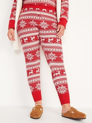 Matching Printed Thermal-Knit Pajama Leggings for Women | Old Navy (US)