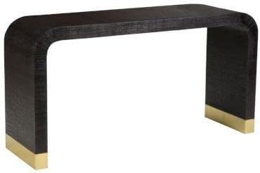 Bone Inlay Waterfall Console Table for Your Home by Aaicreations. Black | Amazon (US)