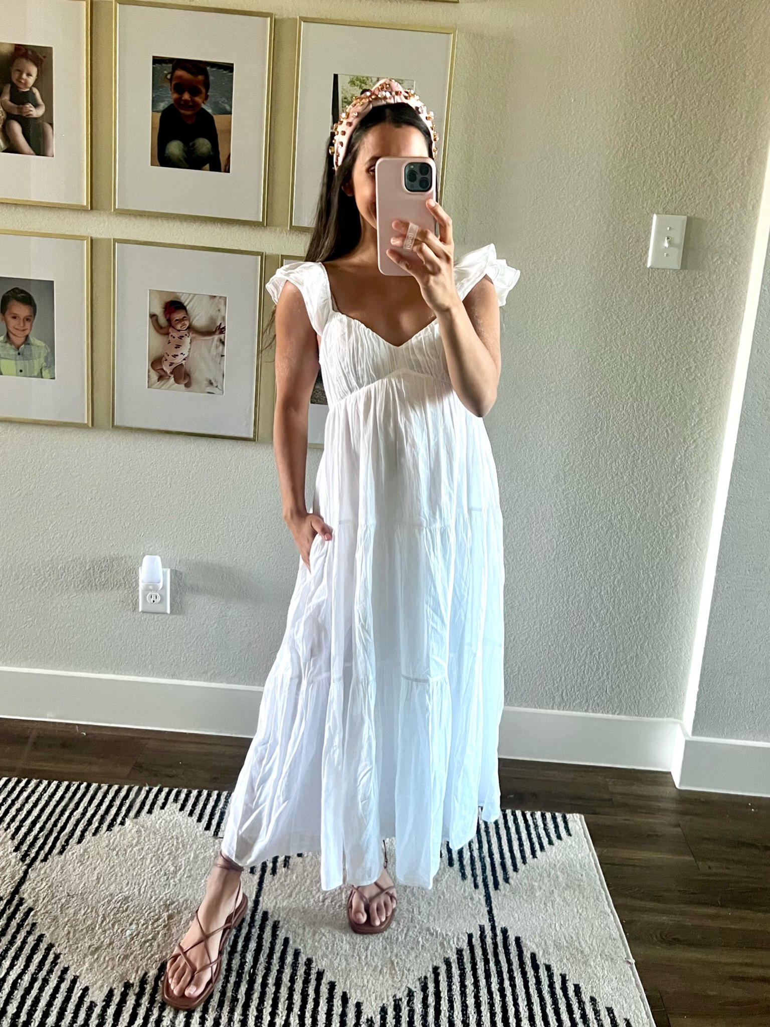 cream silk maxi dress Cream Off Shoulder Ruched Sheer Maxi Dress Beige / 8
