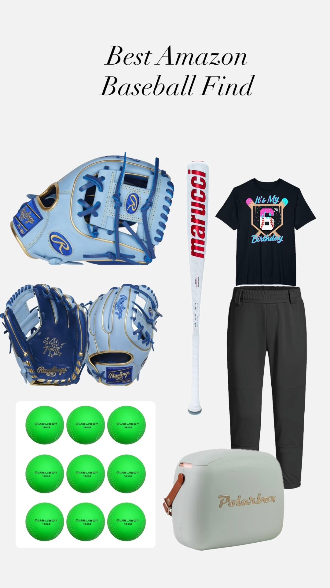 ⚾️ Todo lo que necesita un pequeño pelotero 🧢✨
Guantes, bate, bolas y accesorios — ¡todo disponible en Amazon!
Perfecto para entrenamientos, juegos y días de práctica con estilo 💪

#LTKActive #LTKKids #LTKU