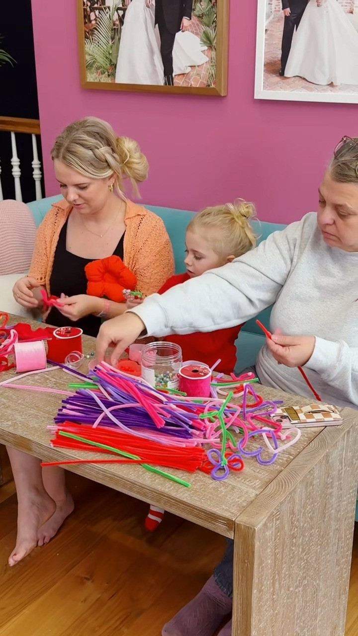 The sweetest Valentine's garland craft to make with your family!

We used assorted pipe cleaners, beads, and ribbon! 

 #LTKMostLoved #LTKHome #LTKFamily