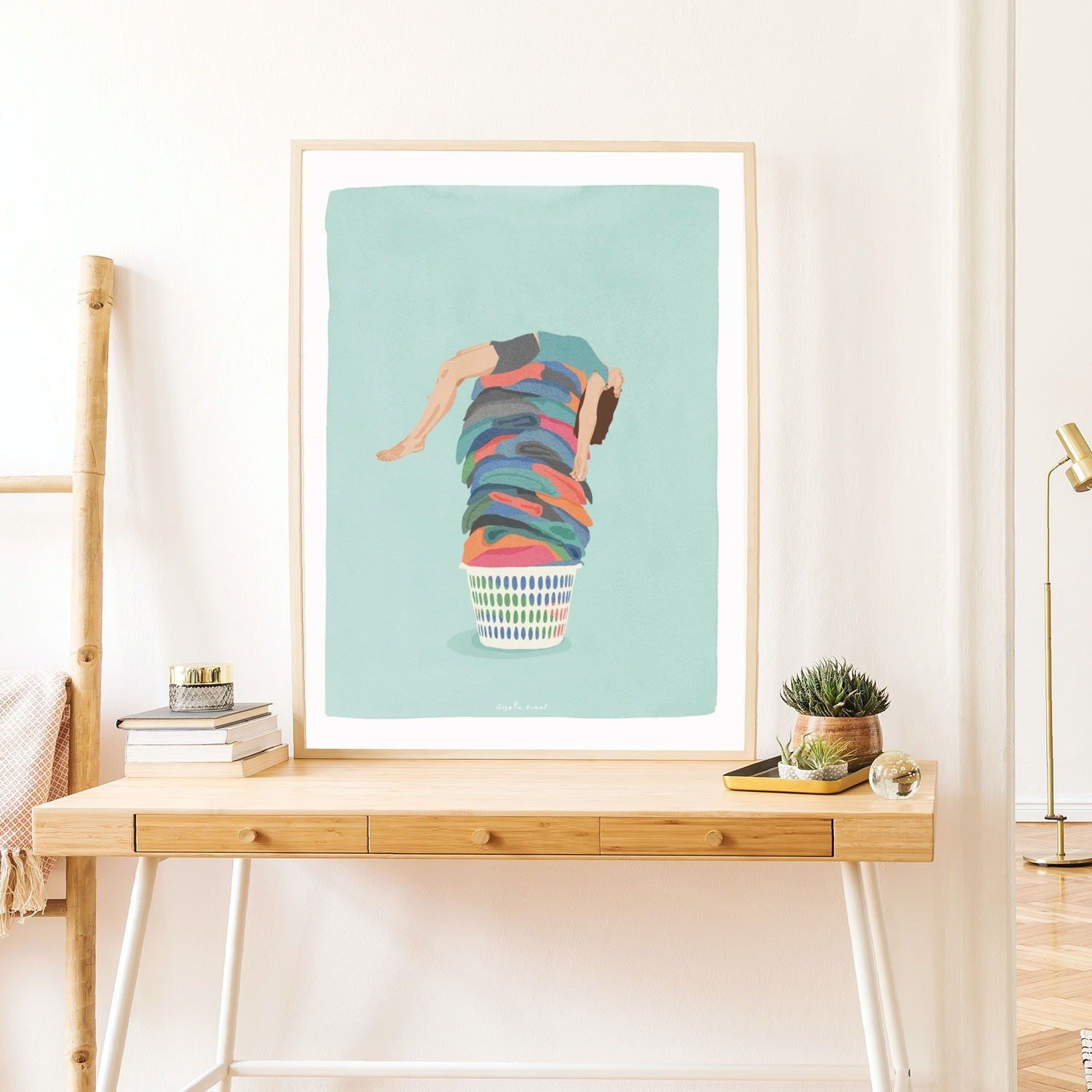 Laundry Day Art Print | Fy! (UK)