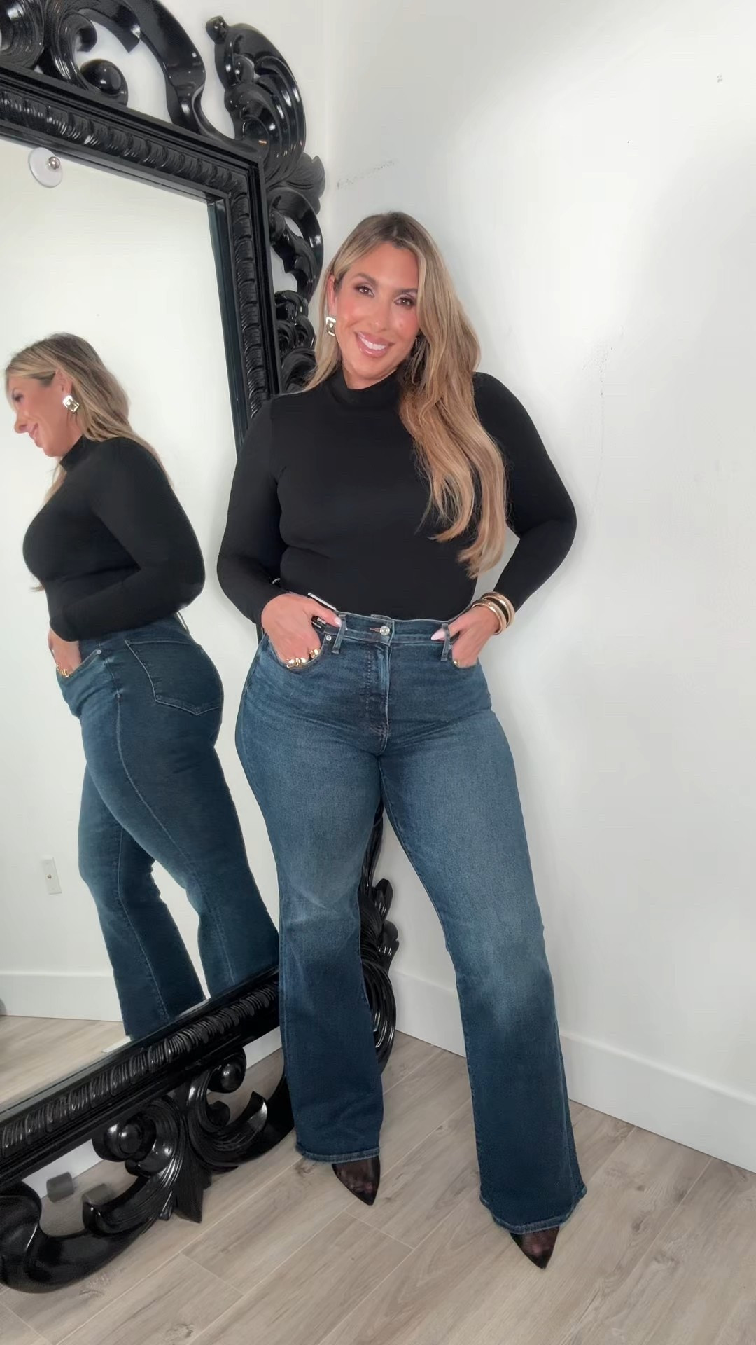 Incredible fit jeans size 12L ( very stretchy flare leg) 

Linked similar tops that I love from Express. I love their body contour line. Very snatching. I am always a size L. (they run generous) 

#LTKSaleAlert #LTKMidsize

#LTKMidsize #LTKFallSale #LTKFindsUnder50