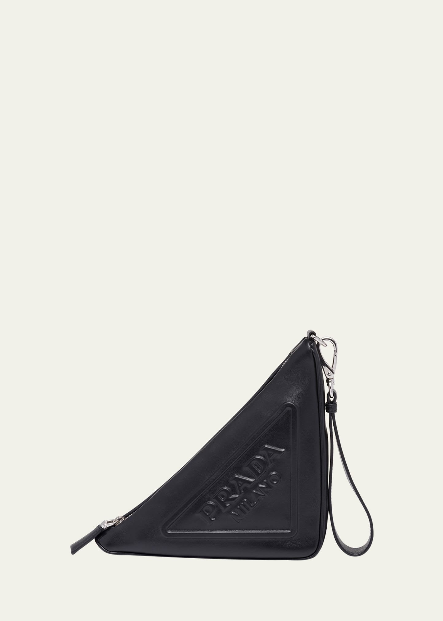 Grace Triangle Leather Pouch | Bergdorf Goodman