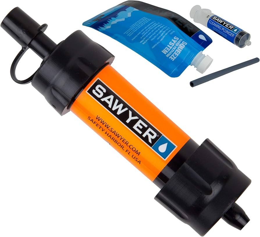 Sawyer Products SP103 MINI Water Filtration System, Single, Orange | Amazon (US)