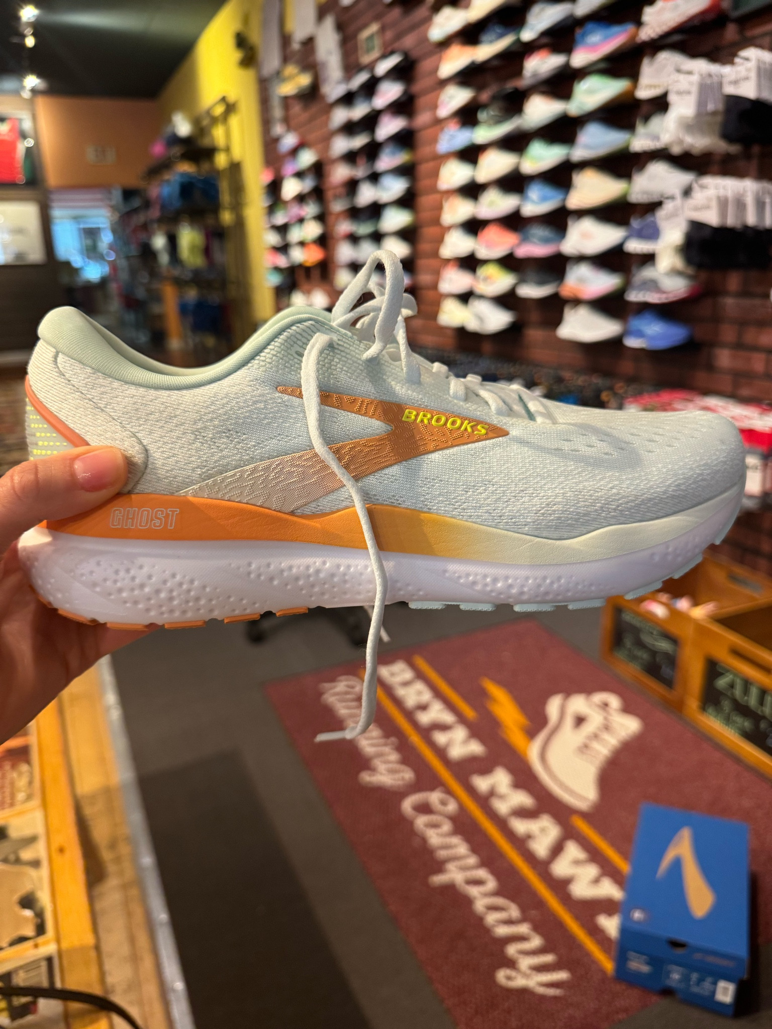 The Brooks Ghost is the most popular running shoe for a reason. It’s that good! 

Size up a full size of your normal shoe size. Or .5 size from your sneaker size. (I wear a 9 in shoes, a 9.5 in sneakers and a 10 in running shoes, including these). 


#LTKshoecrush #LTKActive #LTKfitness