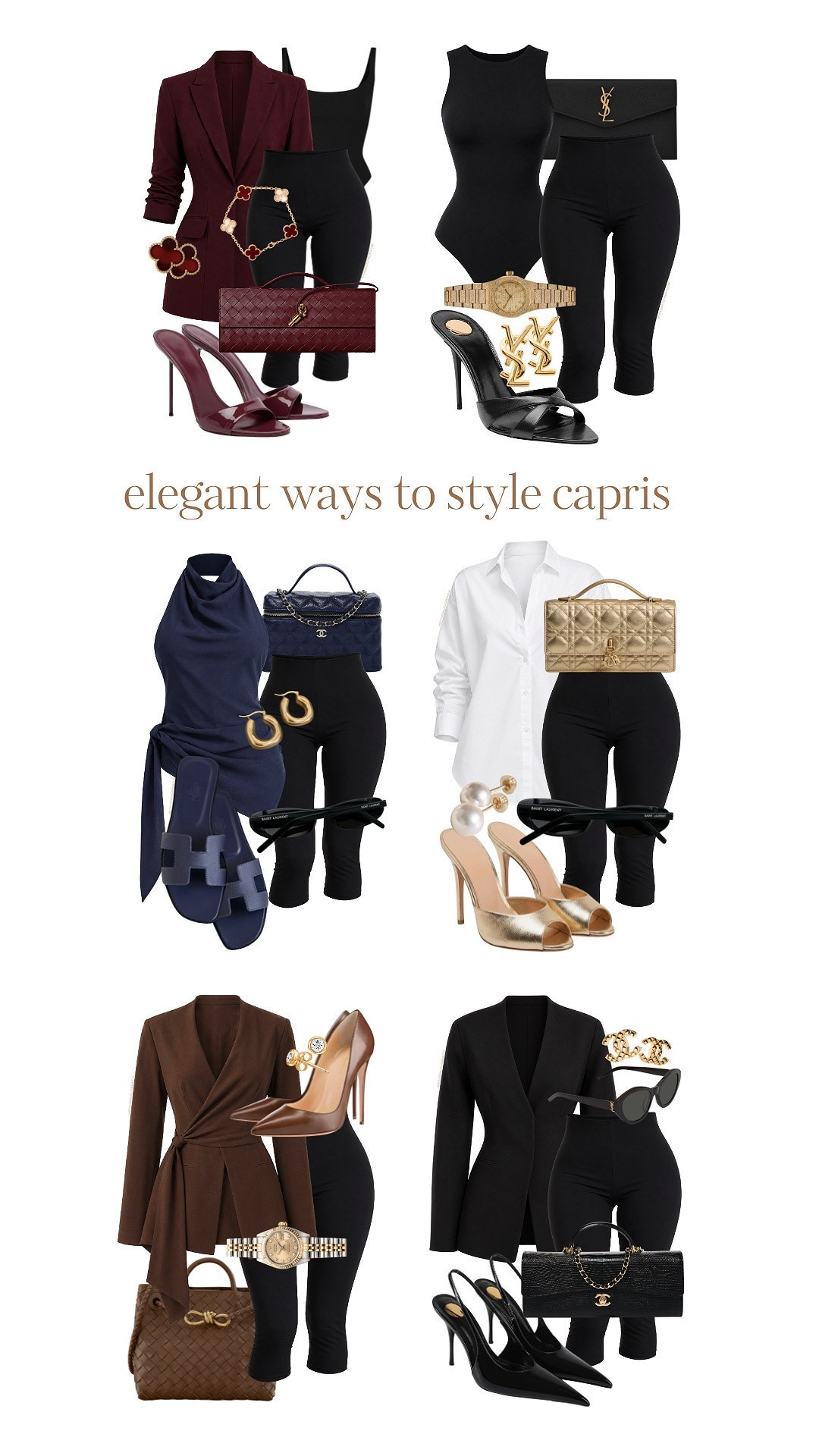 Outfit ideas with capris🔥✨