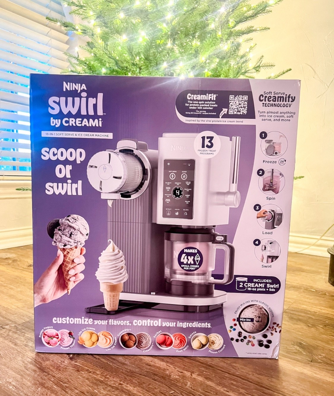 Ninja creami swirl on sale at @qvc.  $100 off.  Easy pay and free shipping!  #loveqvc #ad

#LTKGiftGuide #LTKHoliday #LTKSaleAlert